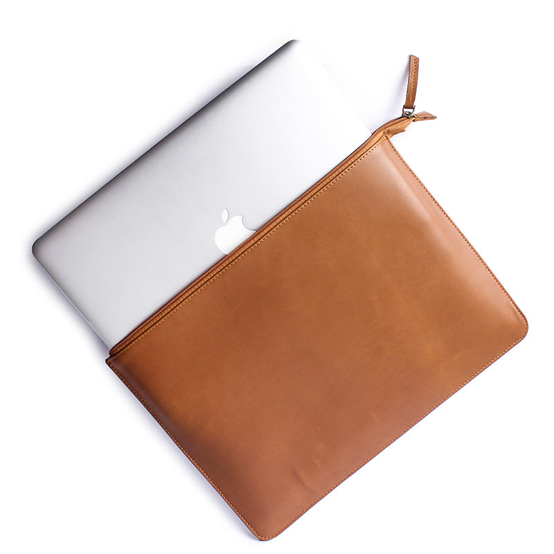 leather laptop pouch sleeve
