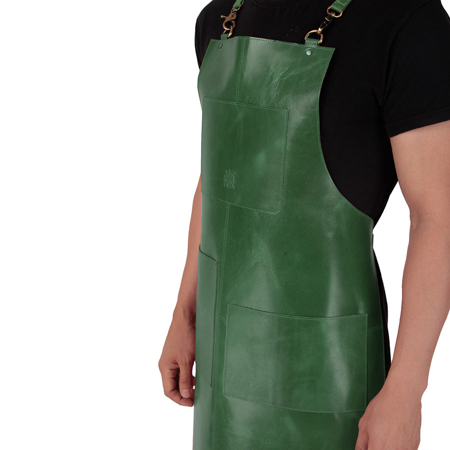 Leather artist apron 