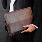 stylish leather laptop sleeve