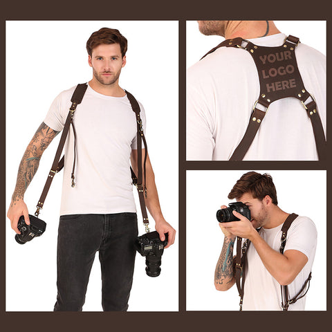 Dual Camera Strap Black