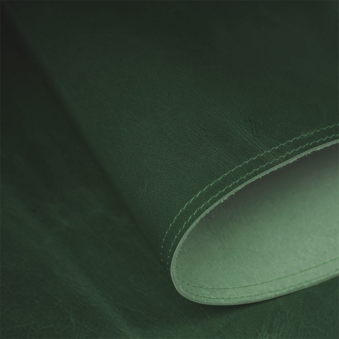 leather desk mat pad green