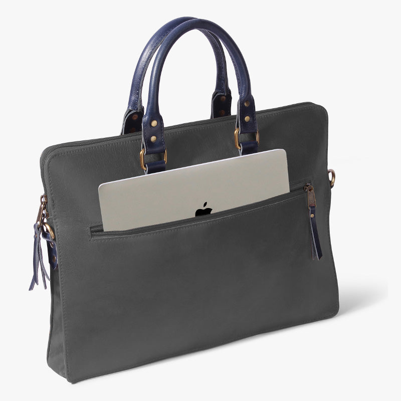 grey bag for laptop