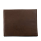 brown leather file organizer back