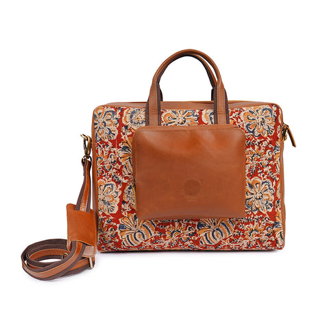 Kalamkari Print Office Bag