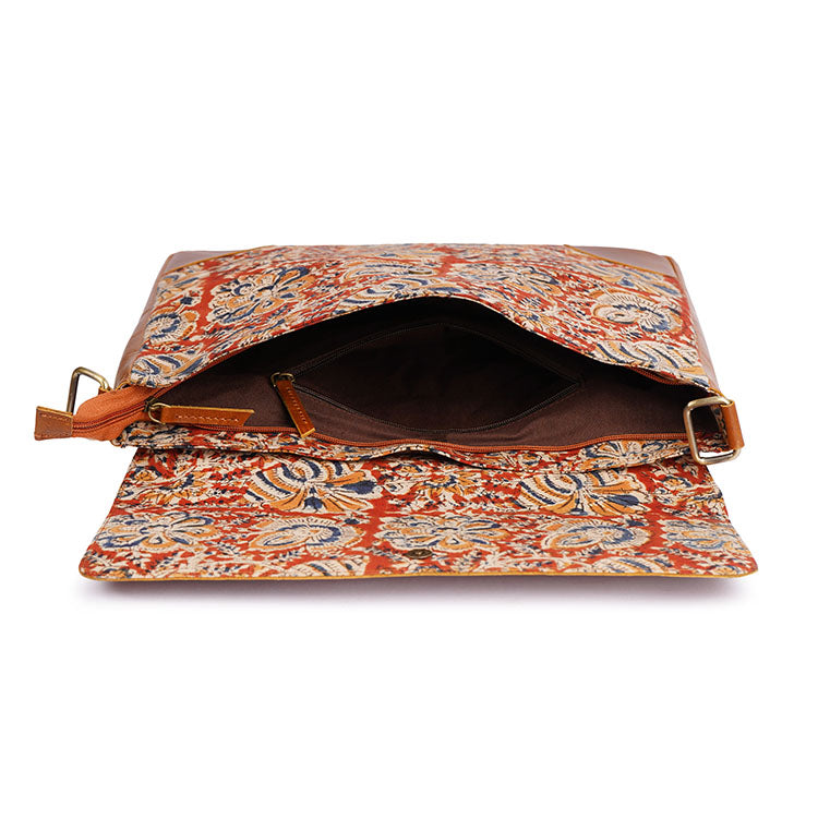 inner laptop office bag kalamkari fabric 