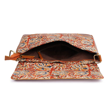 inner laptop office bag kalamkari fabric 