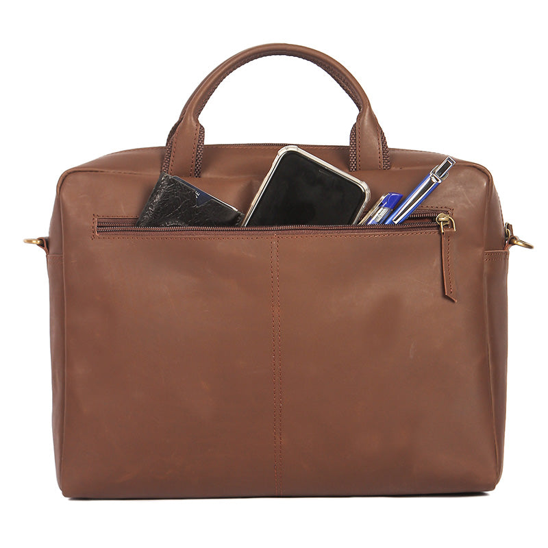 vintage laptop bag leather