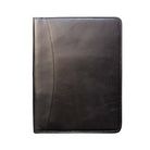 black colour leather menu card