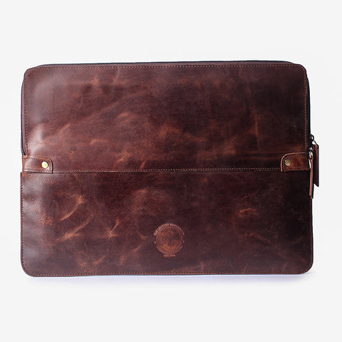 crazy leather laptop sleeve case cover