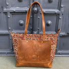 floral tote bag