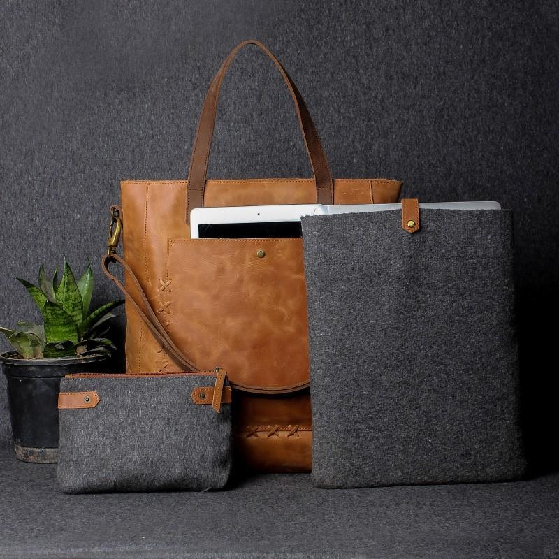 leather handbag for casual outgoing