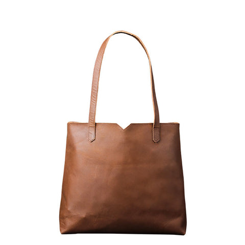Leather women handbag  back 