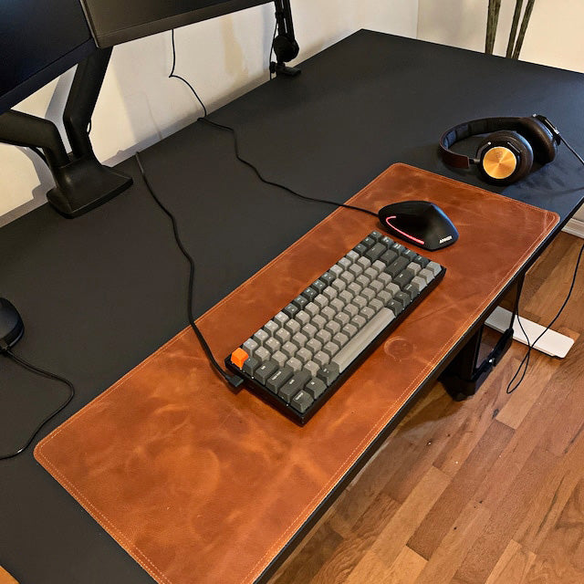 Large Leather Desk Mat - Enhance Your Workspace