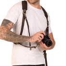 Camera strap for travel, hiking