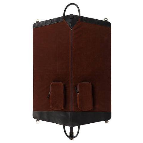 leather travel suit bag 