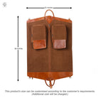 leather garment bag for travel 