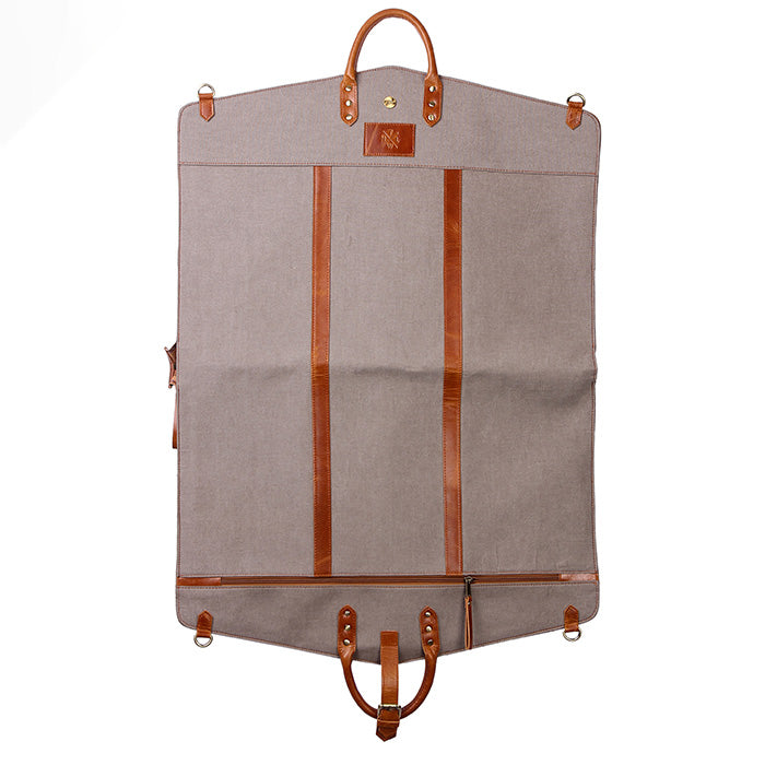 Canvas suit carrier  outside 