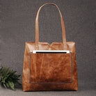 womens leather tote purse