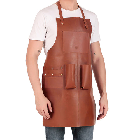 Leather Apron With Logo