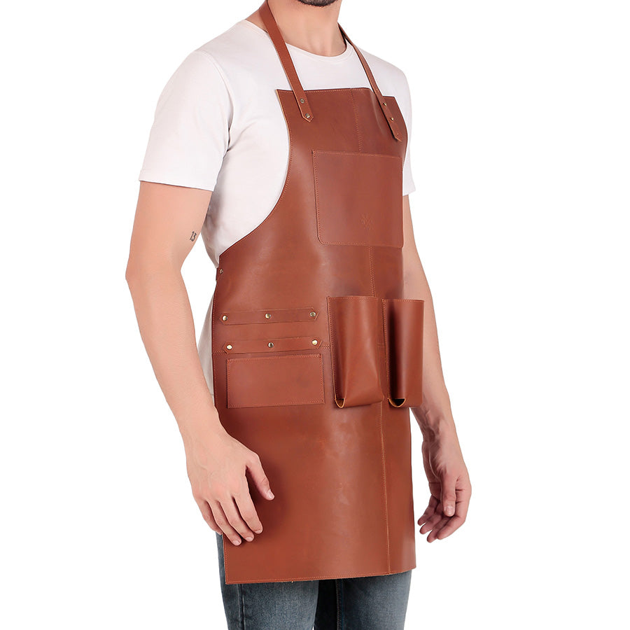 Leather Apron With Logo