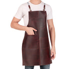 Real Leather Apron Fully Customized