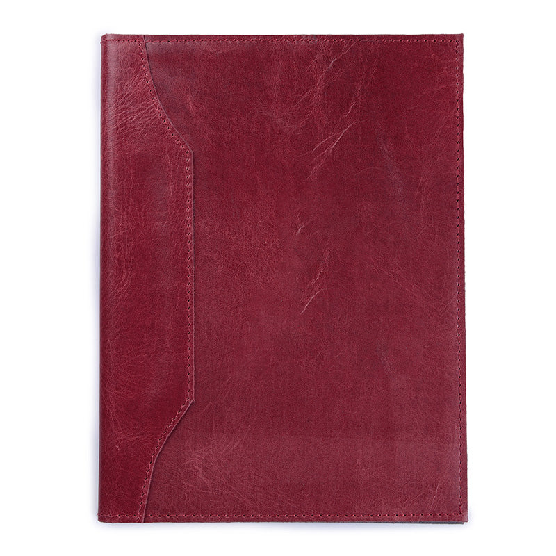 Leather menu cover and bill folder set for restaurants