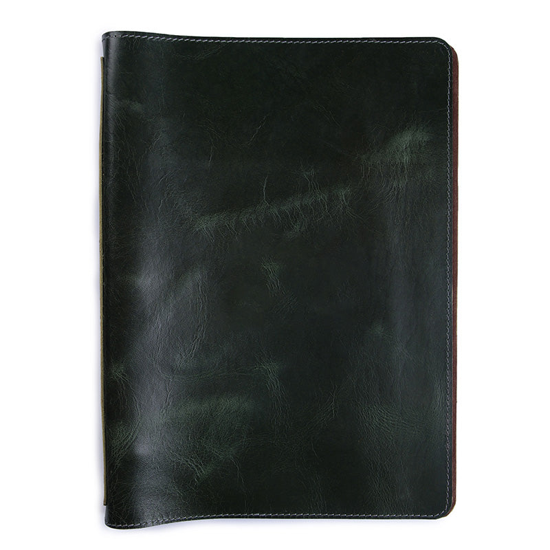 Artisan-crafted leather menu folder for cafes and bars