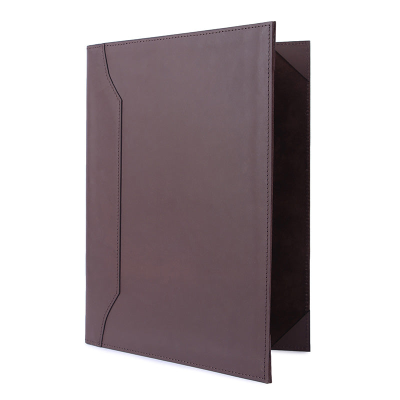 leather menu folder