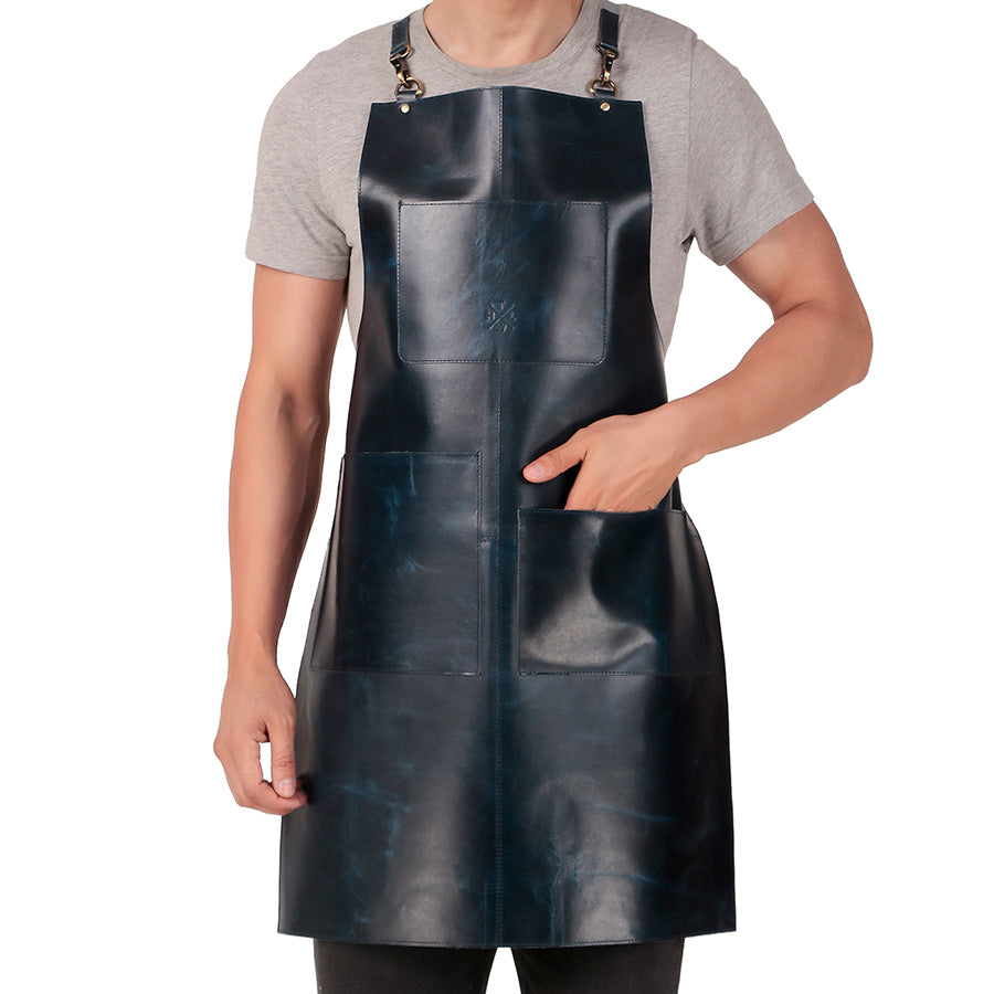 Premium Leather Cooking Apron