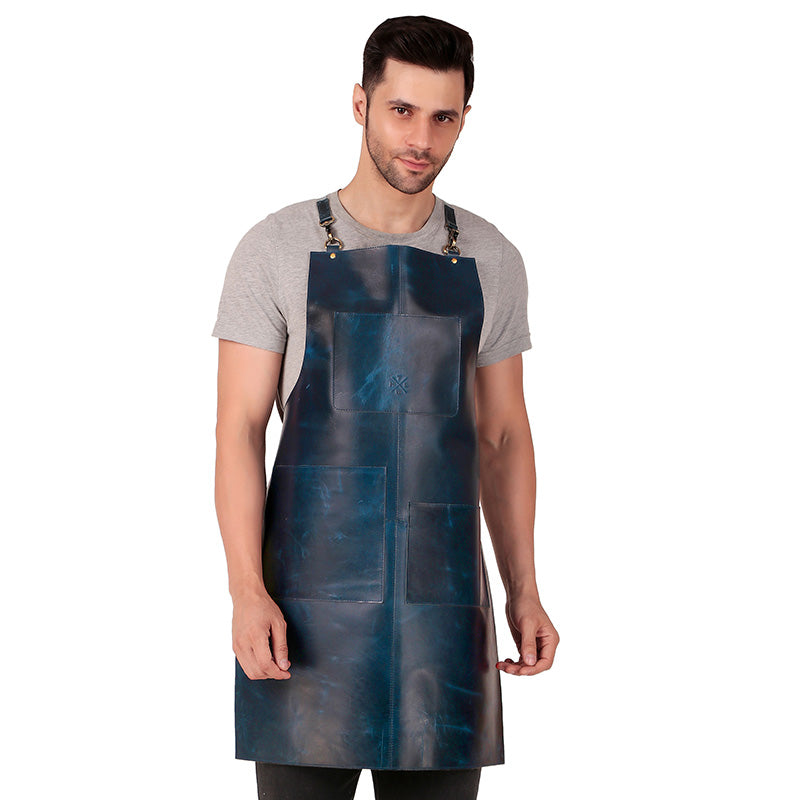 mens leather apron