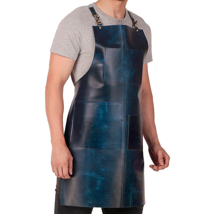 leather apron with 3 pocket 