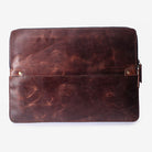 leather laptop sleeve rust