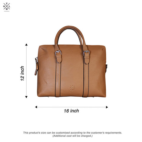 size slim leather laptop bag for office 