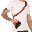 leather camera strap 